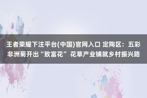 王者荣耀下注平台(中国)官网入口 定陶区：五彩非洲菊开出“致富花” 花草产业铺就乡村振兴路