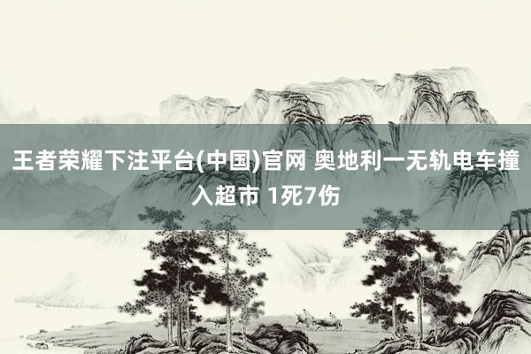 王者荣耀下注平台(中国)官网 奥地利一无轨电车撞入超市 1死7伤